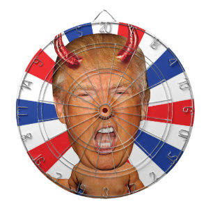 Cible De Fléchettes L'anti-président Donald Trump Devil Man Baby