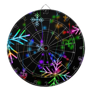Cible De Fléchettes L'atmosphère de Noël festive et animée de Slippery