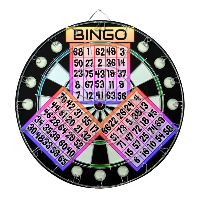 Cible De Fléchettes Le Bingo Bango original (Devant)