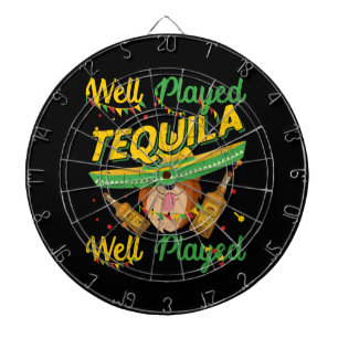 Cible De Fléchettes Le puits a joué le chien de corgi de Cinco De Mayo