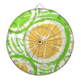 Cible De Fléchettes Lemon Lime Limonade Tie Dye Swirl