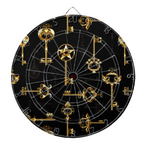 Cible De Fléchettes Les Patters de Seamless avec Golden Keys