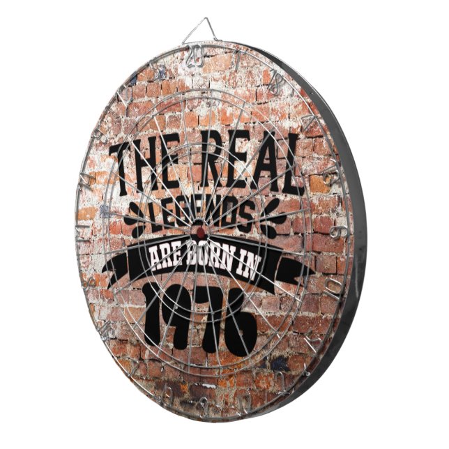 Cible De Fléchettes Les Véritables Légendes Sont Nées En 1976 Dartboar (Devant droit)