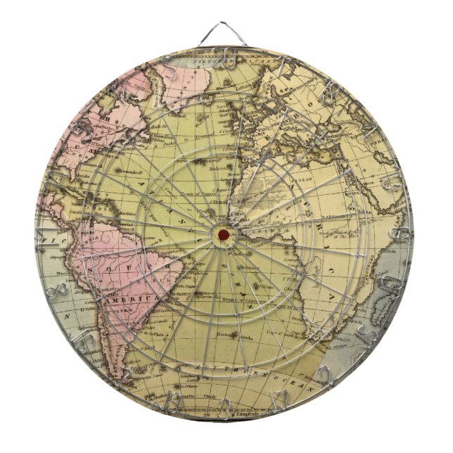 Cible De Fléchettes L'Océan Atlantique. (Devant)