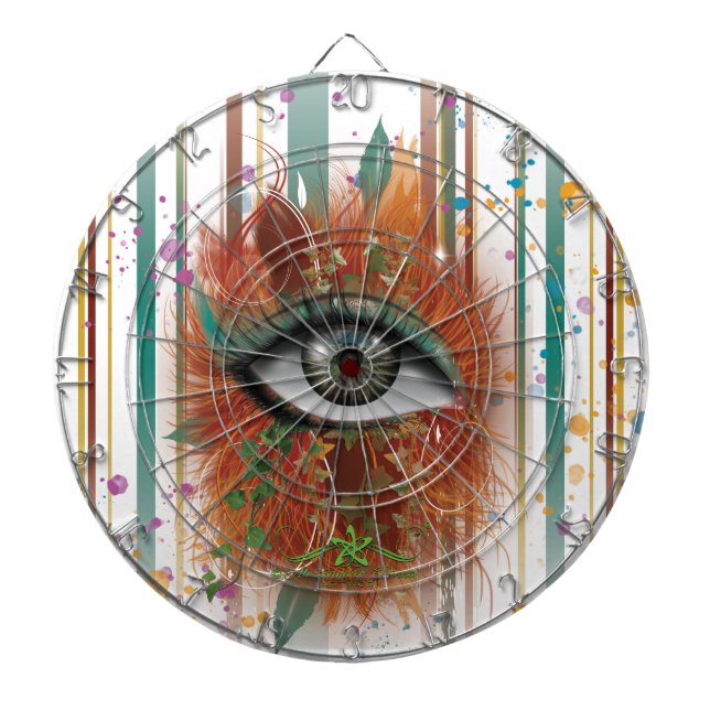 Cible De Fléchettes L'oeil de Nikole (Devant)