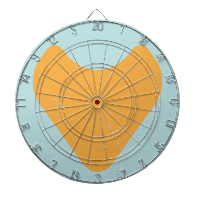 CIBLE DE FLÉCHETTES LOVE HEART COMBINATION COLORS BY MASANSER (Devant)