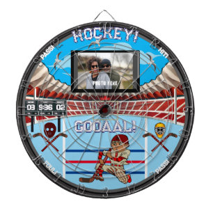 Cible De Fléchettes Maison de stade de hockey personnalisée