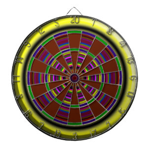 Cible De Fléchettes Majestic Couleurs Metal Cage Dartboard
