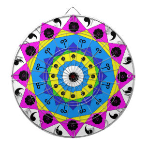 Cible De Fléchettes Mandala