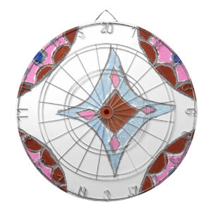 Cible De Fléchettes Mandala Oil Peinture Art Imprimer