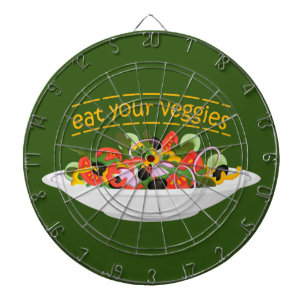 Cible De Fléchettes Mangez vos Légumes Citer salade fraîche mélange bo