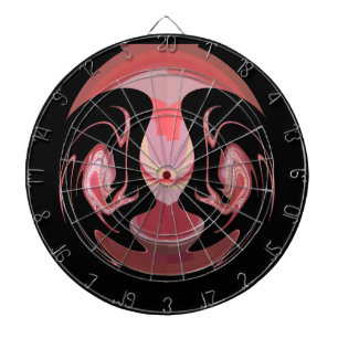 Cible De Fléchettes Maroon Majesty : Rustic Radiance Texté Africain