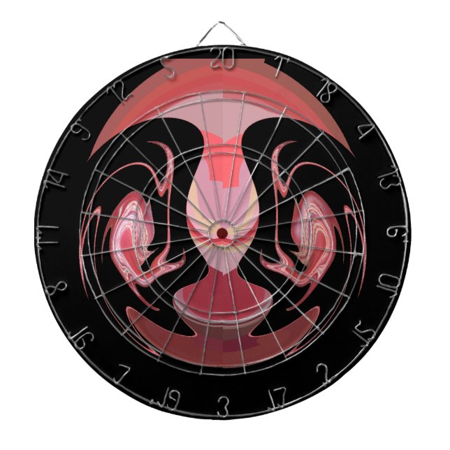 Cible De Fléchettes Maroon Majesty : Rustic Radiance Texté Africain (Devant)