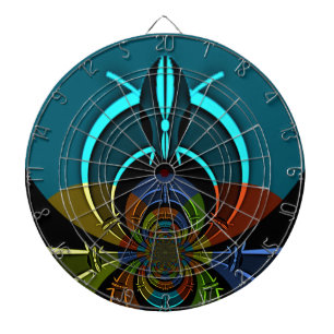 Cible De Fléchettes Masaï couleurs Hakuna Matata