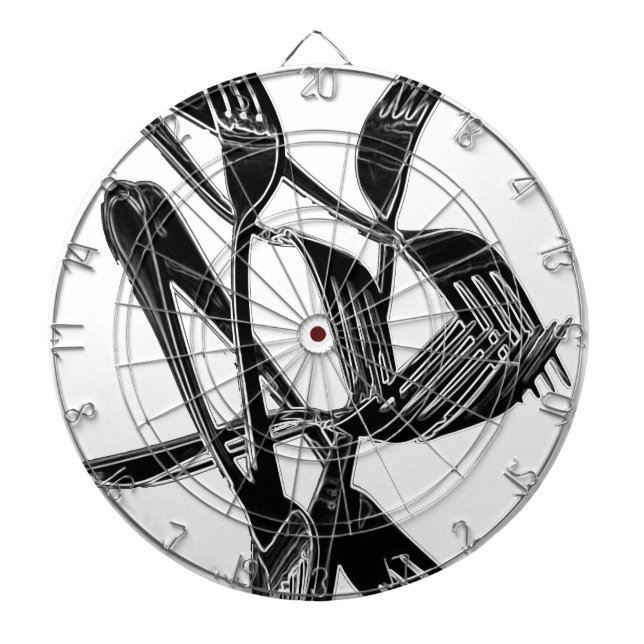 Cible De Fléchettes Métallique (Devant)