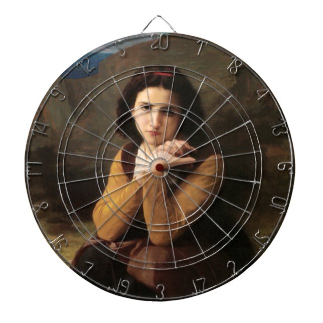 Cible De Fléchettes Mignon Innocence d'une adolescente, Bouguereau (Devant)