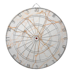 Cible De Fléchettes moderne minimaliste chic scandinave marbre blanc