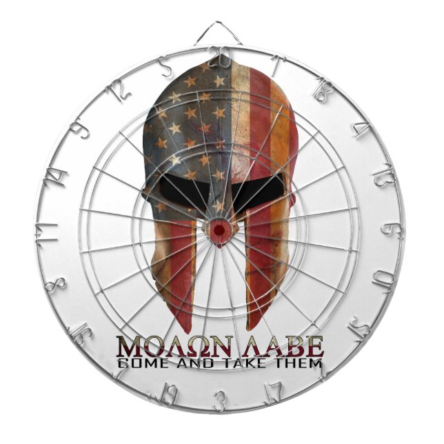 Cible De Fléchettes Molon Labe - venu et leur prennent les Etats-Unis (Devant)