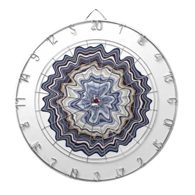 Cible De Fléchettes Motif Abstrait très unique (Devant)