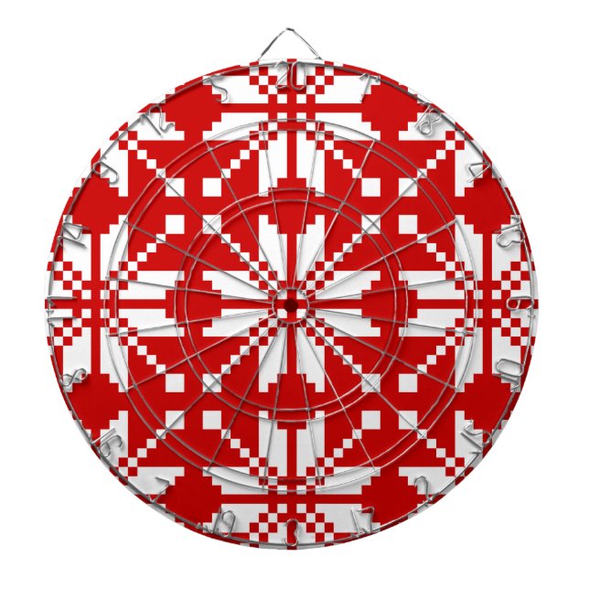 Cible De Fléchettes Motif de Noël des flocs de neige de Noël (Devant)
