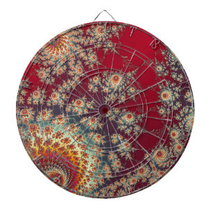 Cible De Fléchettes Motif floral en spirale