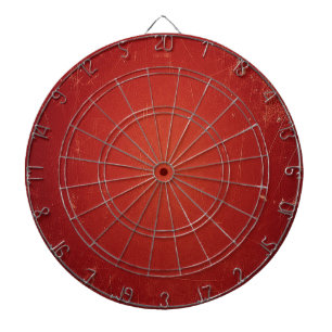 Cible De Fléchettes Motif rouge de rétro tomate vintage. Couleur de