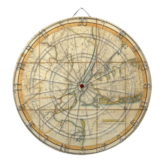 Cible De Fléchettes New York City (Devant)