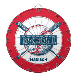 Cible De Fléchettes Nom personnalisé Baseball