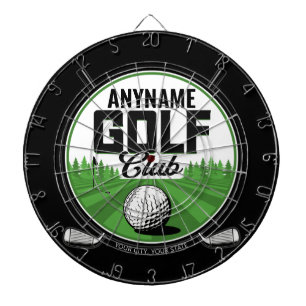 Cible De Fléchettes NOM personnalisé Golfing Pro Golf Club Player