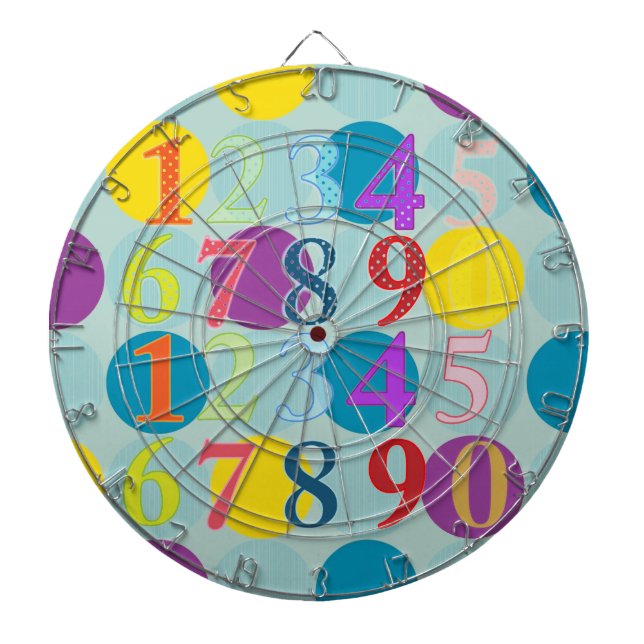 Cible De Fléchettes Numéros (Devant)