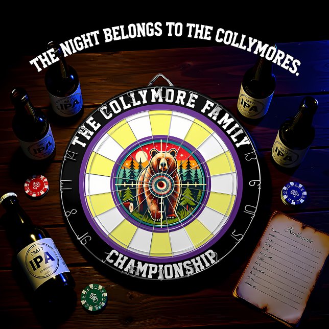 Cible De Fléchettes Objectif de la forêt grizzli (Créateur téléchargé)