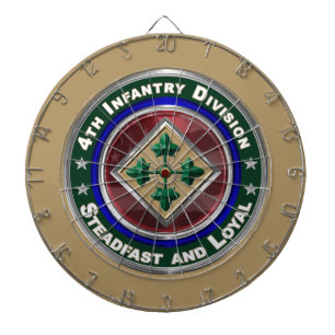 Cible De Fléchettes Objet-souvenir de la 4e division d'infanterie