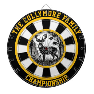 Cible De Fléchettes OEuvre murale ciblée de cerfs circulaires