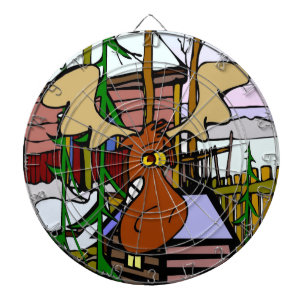 Cible De Fléchettes Oie - Fosses