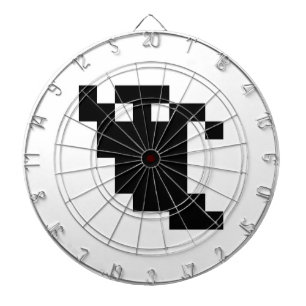 Cible De Fléchettes Ombre fantôme de 8 bits Pixel