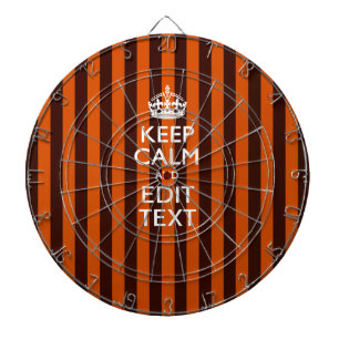 Cible De Fléchettes Orange Brûlé Personnalisez Cette Accent Calme