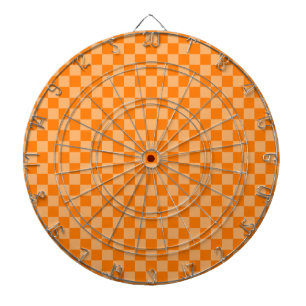 Cible De Fléchettes Orange Combination Checkerboard par Shirley Taylor