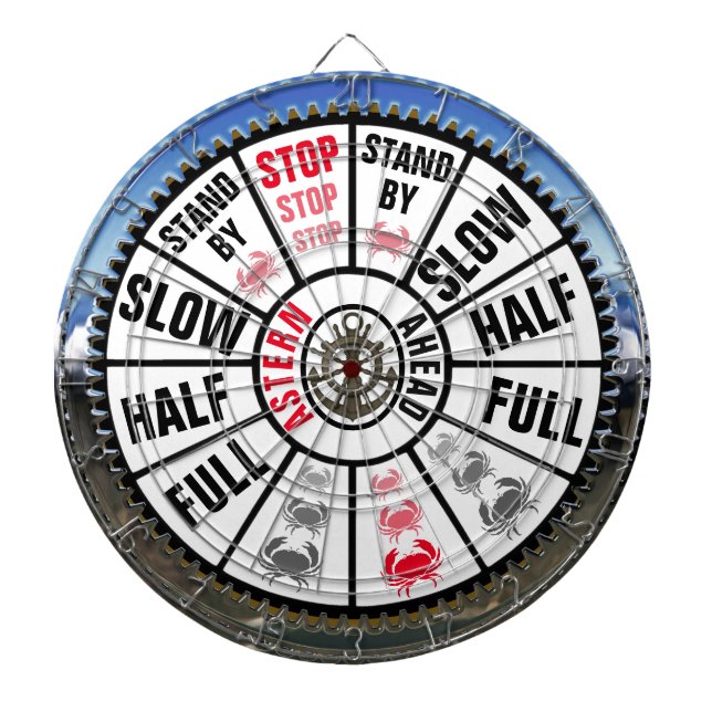 Cible De Fléchettes Orienté nautique du télégraphe du bateau (Devant)