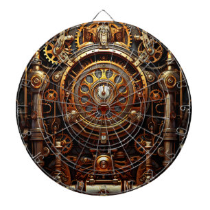 Cible De Fléchettes Panneau de fléchettes Art Steampunk