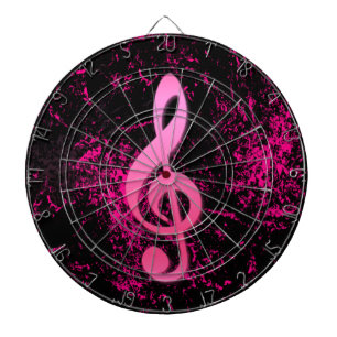 Cible De Fléchettes Panneau fléché du symbole de note de musique