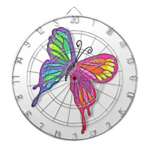 Cible De Fléchettes Papillon