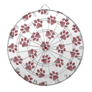 Cible De Fléchettes Patrouilles de Doodle, Paws de Chien, Paws De Bour