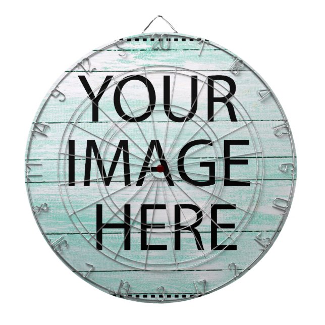 Cible De Fléchettes Personalized Custom Your Own Photo & Text (Devant)