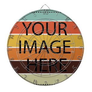 Cible De Fléchettes Personnalisé Personnalisé Votre Propre Photo & Tex