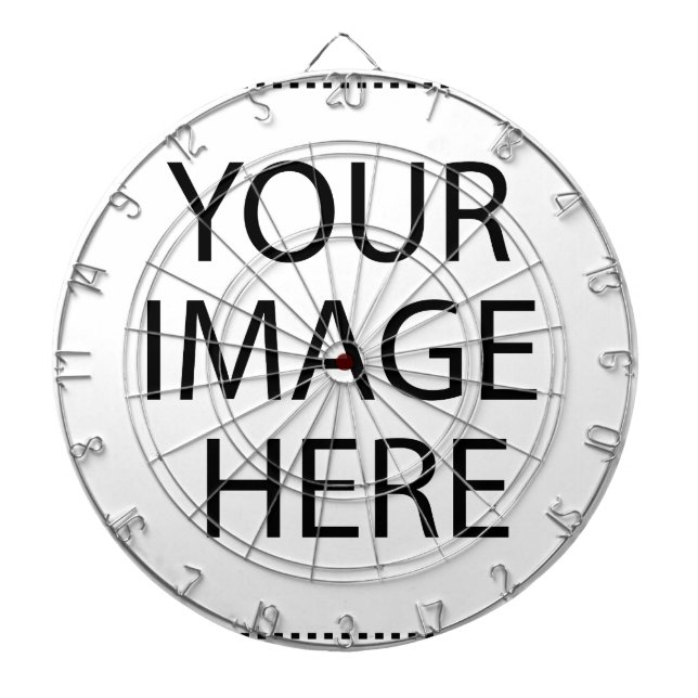 Cible De Fléchettes Personnalisé Personnalisé Votre Propre Photo & Tex (Devant)