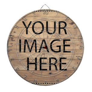 Cible De Fléchettes Personnalisé Personnalisez Votre Propre Photo & Te