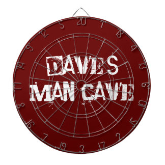 Cible de flechettes personnalisée rouge et blanc