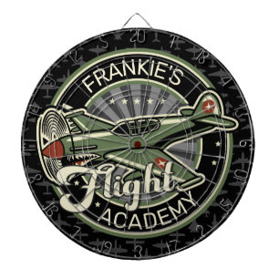 Cible De Fléchettes Personnaliser NOM 2ÈME GUERRE MONDIALE Avion de gu