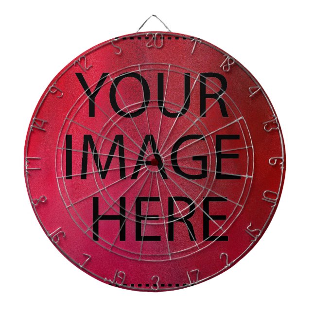 Cible De Fléchettes Personnaliser votre propre photo et texte personna (Devant)