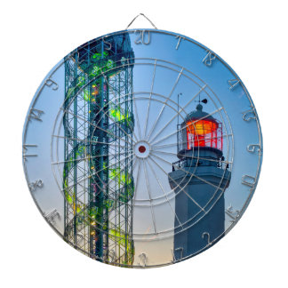 Cible De Fléchettes Phare et tour alphabétique